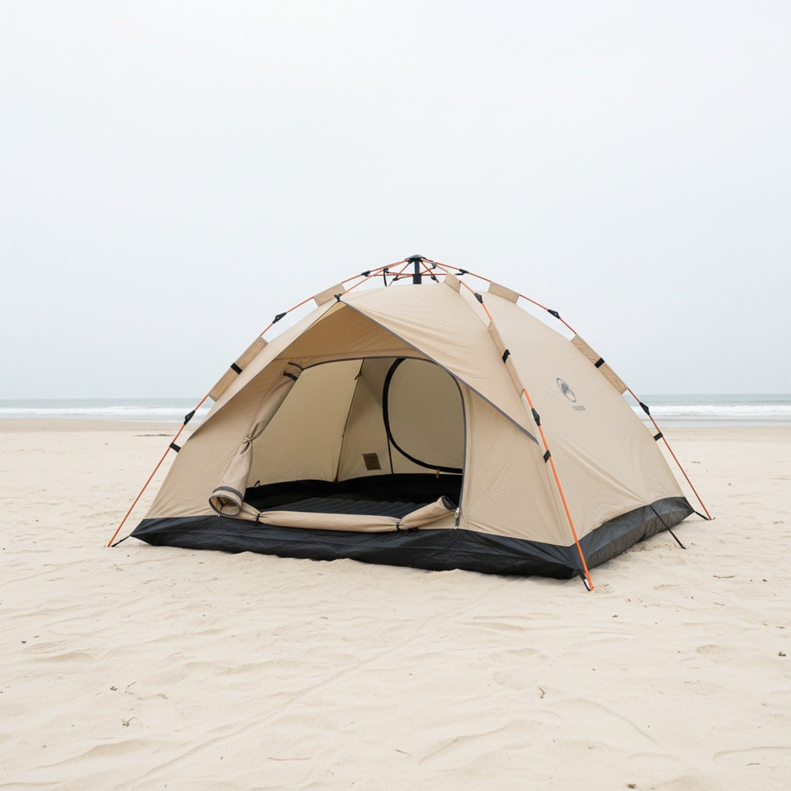 Tente Automatique 4 Personnes - Ouverture Rapide, Anti-Pluie & Anti-UV pour Pêche et Plage