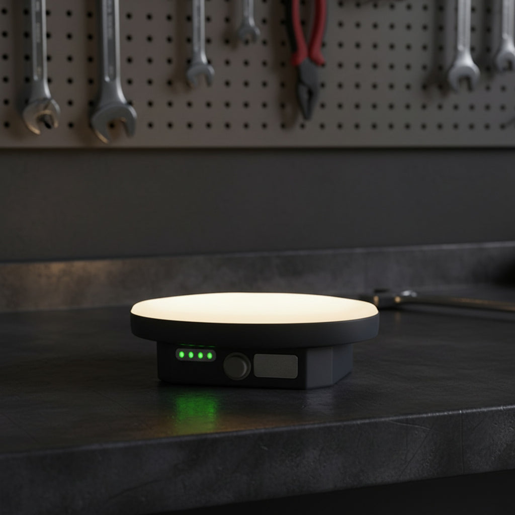 Lampe de Camping MOSLIGHTING 9900mAh : Puissante, Rechargeable et Aimantée
