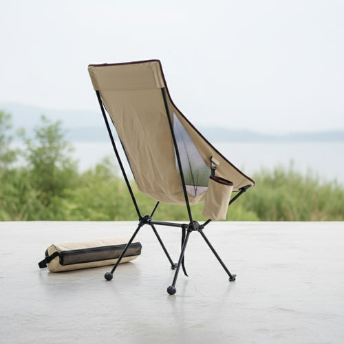 Chaise de camping pliante WESTTUNE avec repose-tête - Légère en alliage d'aluminium pour pêche et extérieur