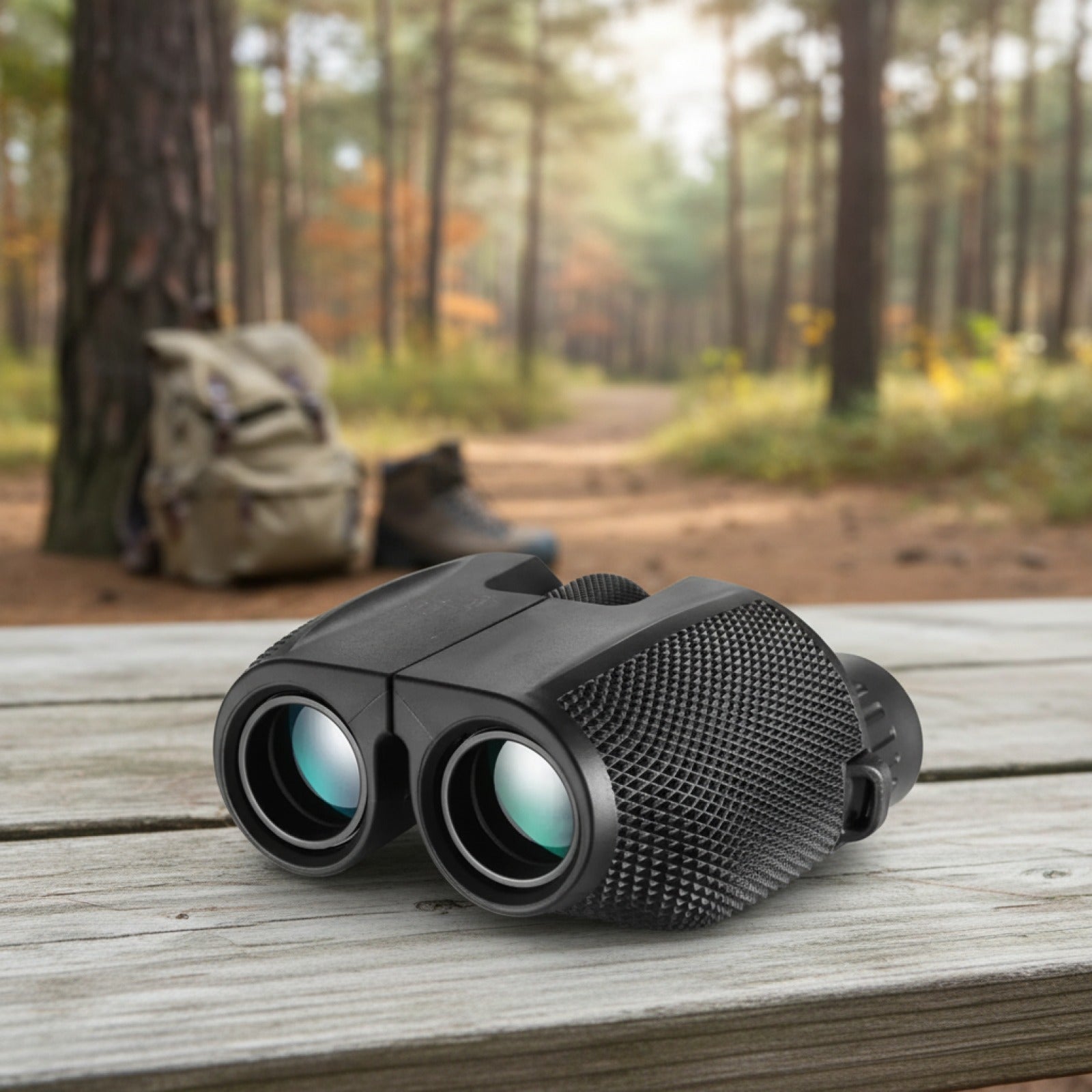 Jumelles Mini Portables 10X25 HD - Télescope BAK4 FMC pour Observation Nature, Chasse, Voyage