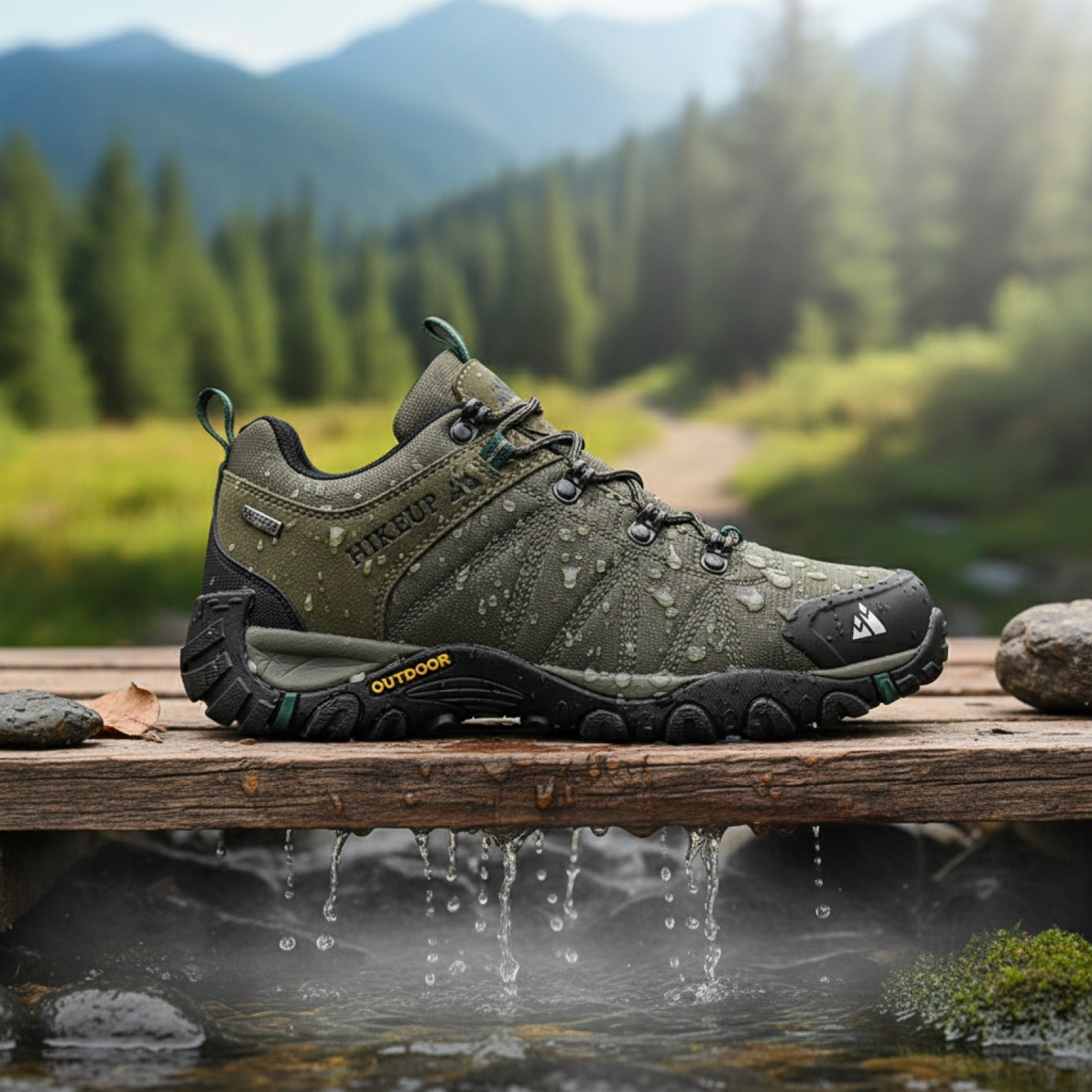 Chaussures de Randonnée Homme HIKEUP : Antidérapantes, Respirantes et Imperméables pour l'Aventure
